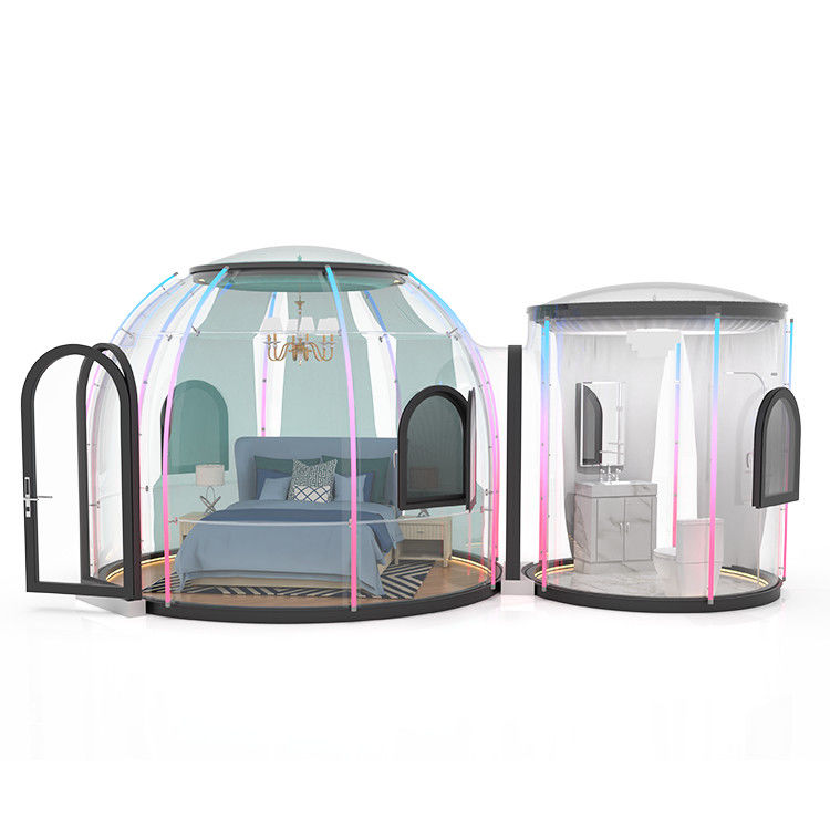 Изготовленный на заказ шатер пузыря толщины 5mm шатра пузыря Glamping цвета на открытом воздухе