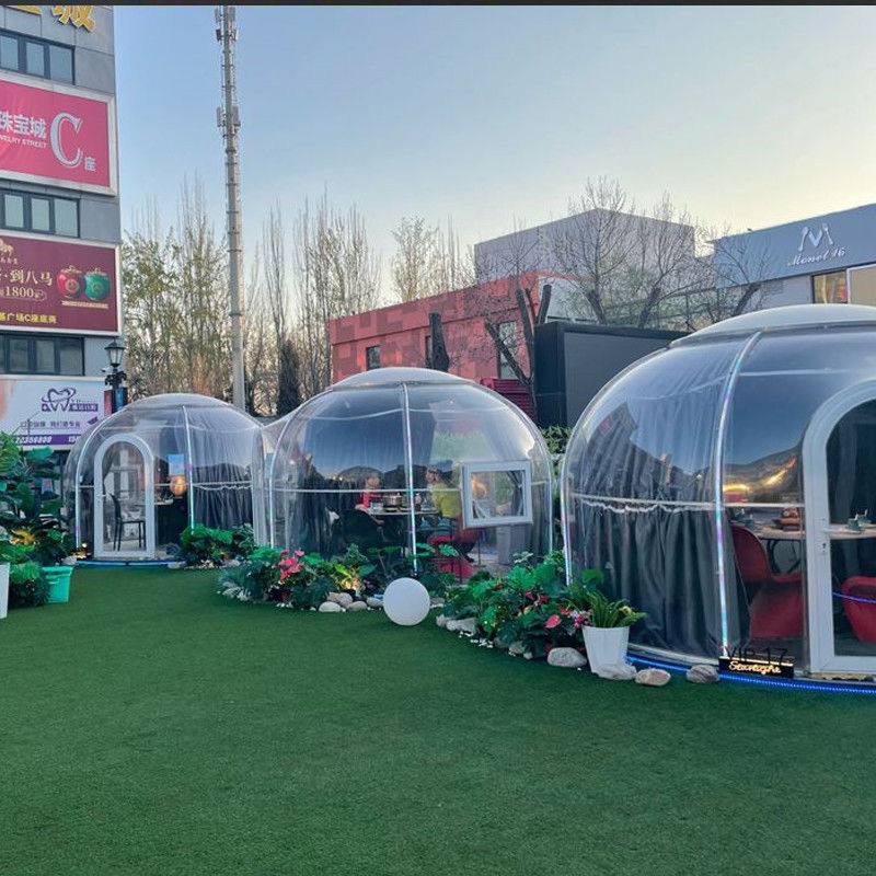 Пляжа Sunroom сада фабрики дом располагаясь лагерем шатра купола сразу на открытом воздухе прозрачный крошечный