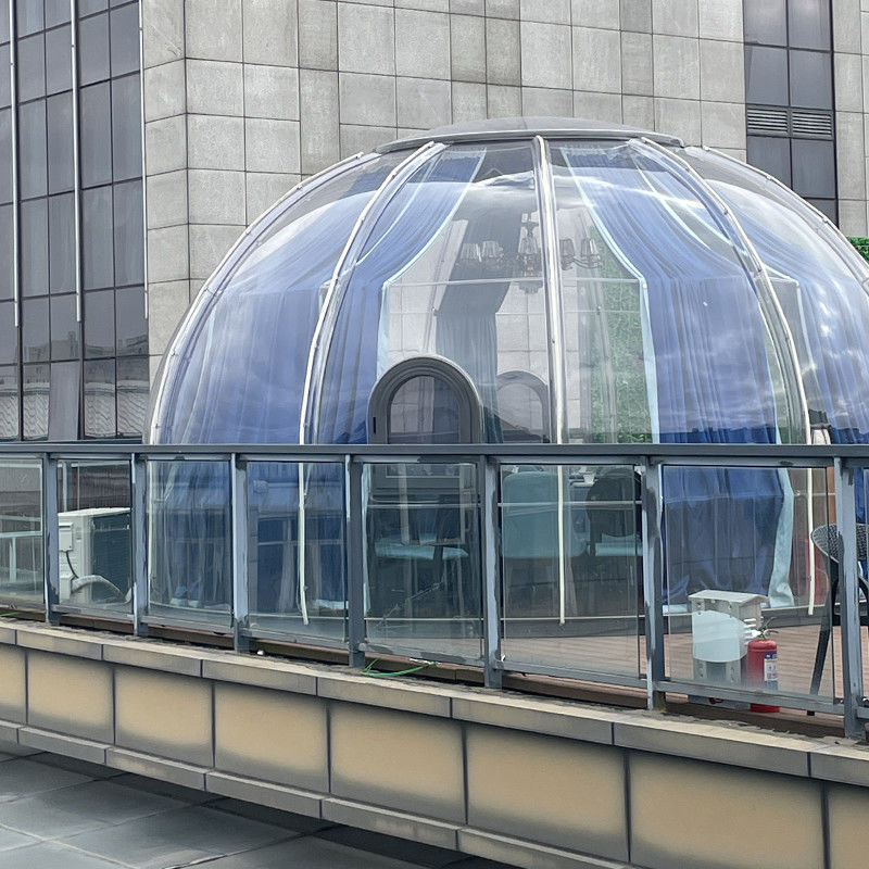 PC Dome House Glamping Bubble Tent для кемпинга на открытом воздухе и вечеринок на заднем дворе